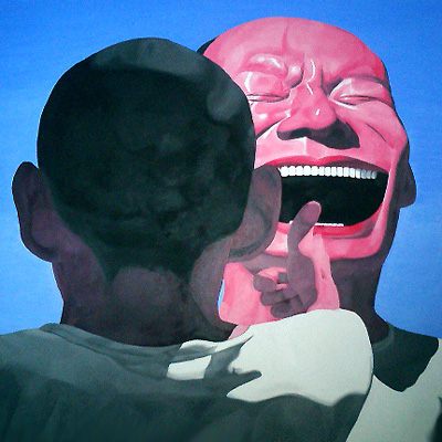 Yue Minjun Close Quarters